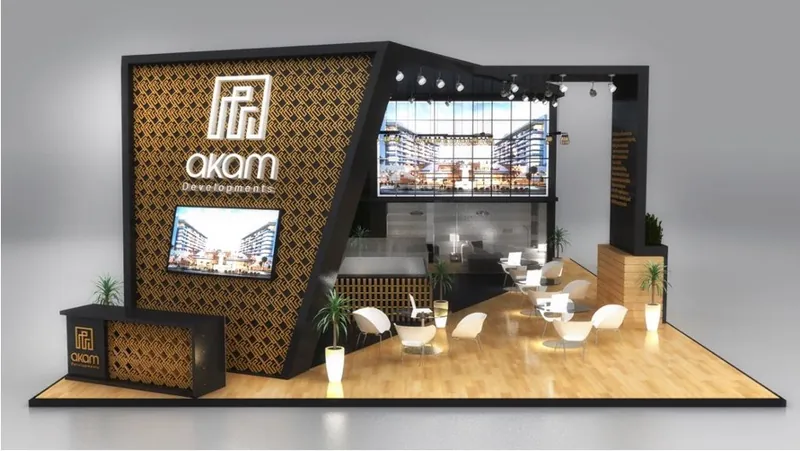 Akam Developments stand 3D concept