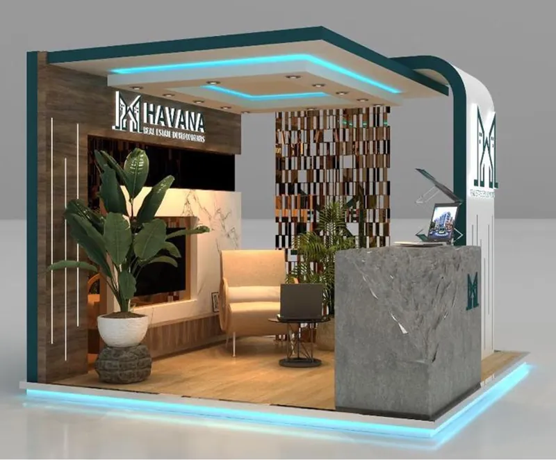 Havana Real Estate Developments stand 3D concept