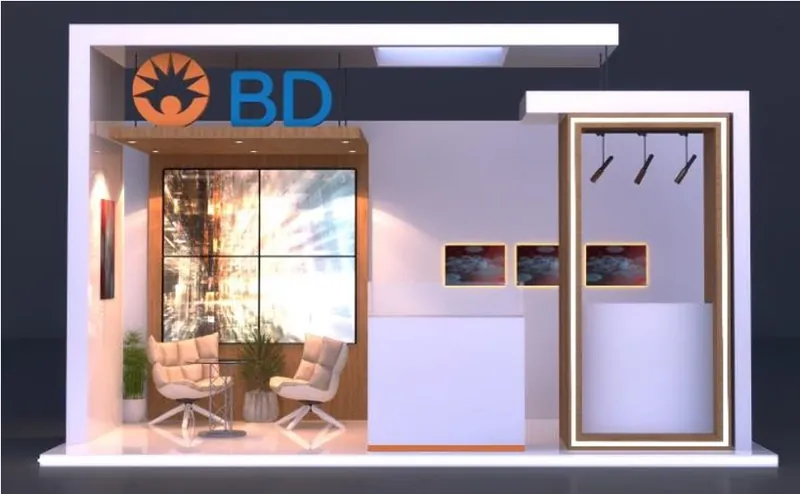 BD stand 3D concept: front view