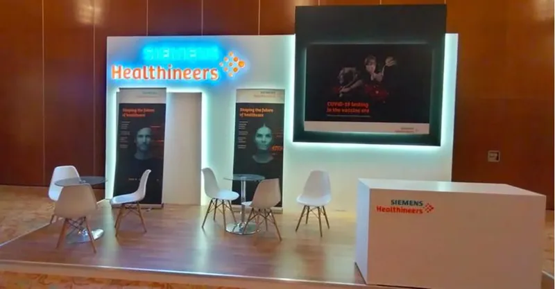 Siemens Healthineers stand as built