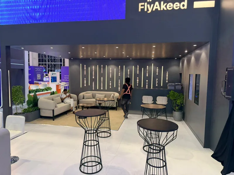 FlyAkeed stand meeting lounge