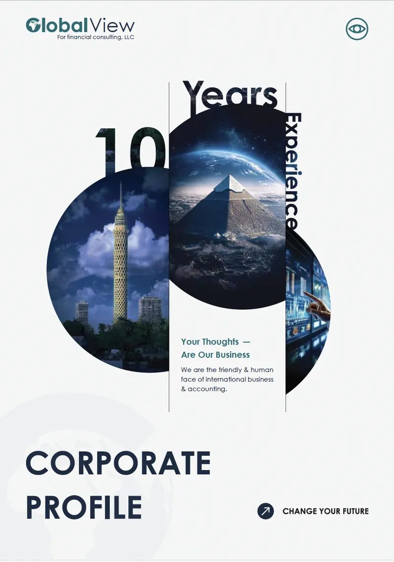 Global View corporate profile cover: 10 years of experience