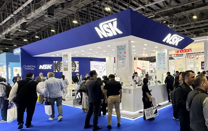NSK exhibition stand at AEEDC 2026 Dubai