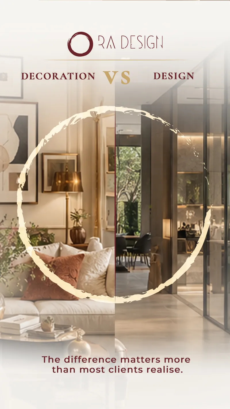 ORA Design story: Decoration vs design