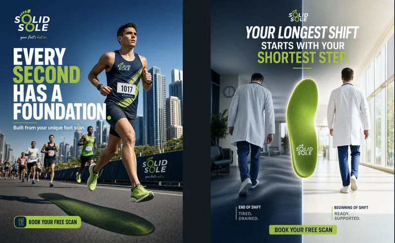 Solid Sole social posts: Every second has a foundation