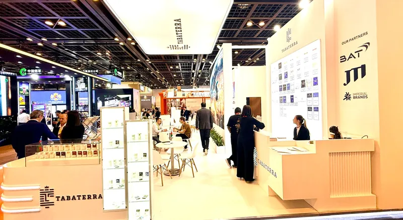 Tabaterra stand product displays and partner brands